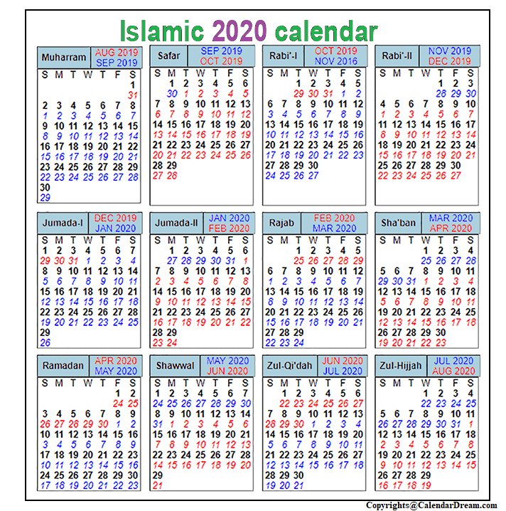 2024 Calendar Islamic And English Calendars Heddi Kristal